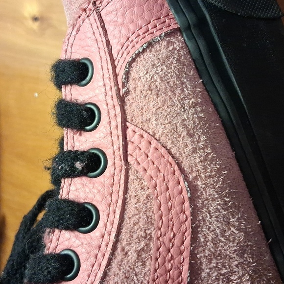 Vans Vintage Pink Suede High Tops Size 9.5 Women's - Picture 9 of 14